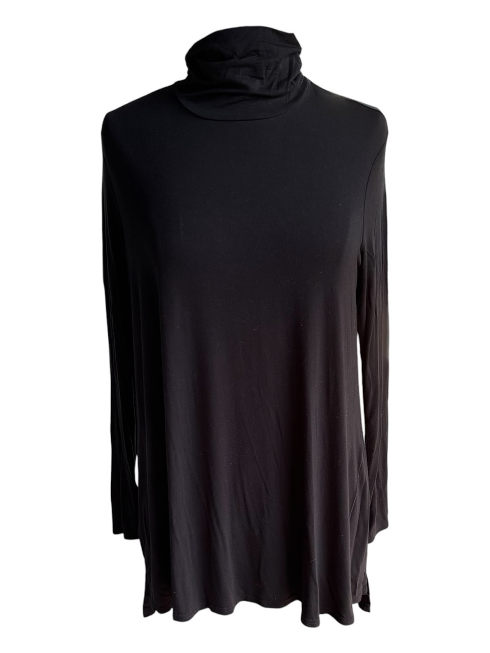 Mossimo Supply Co. Black Long-Sleeve Turtleneck Top Size L